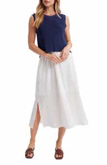 WISHLIST Mixed Media Midi Dress