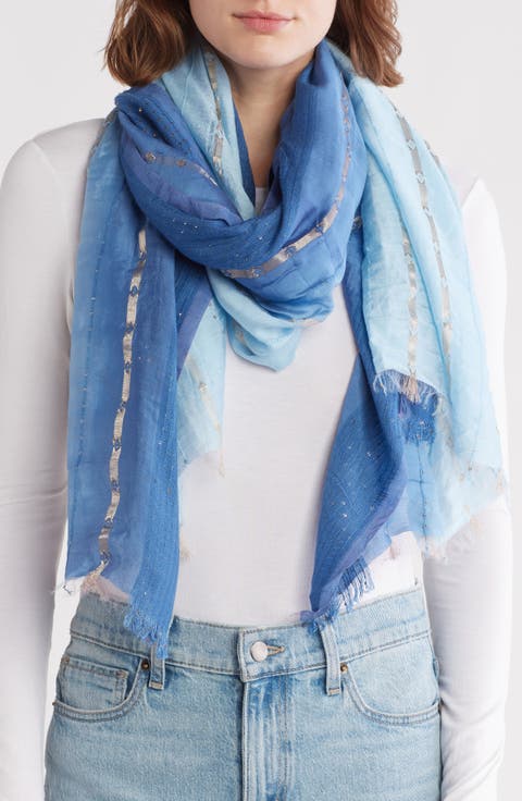 Ombré Shine Wrap Scarf