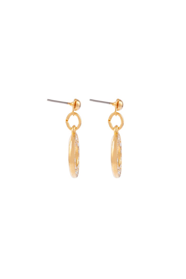 1990s Vintage Circular Drop Earrings, Alternate, color, Circular Drop