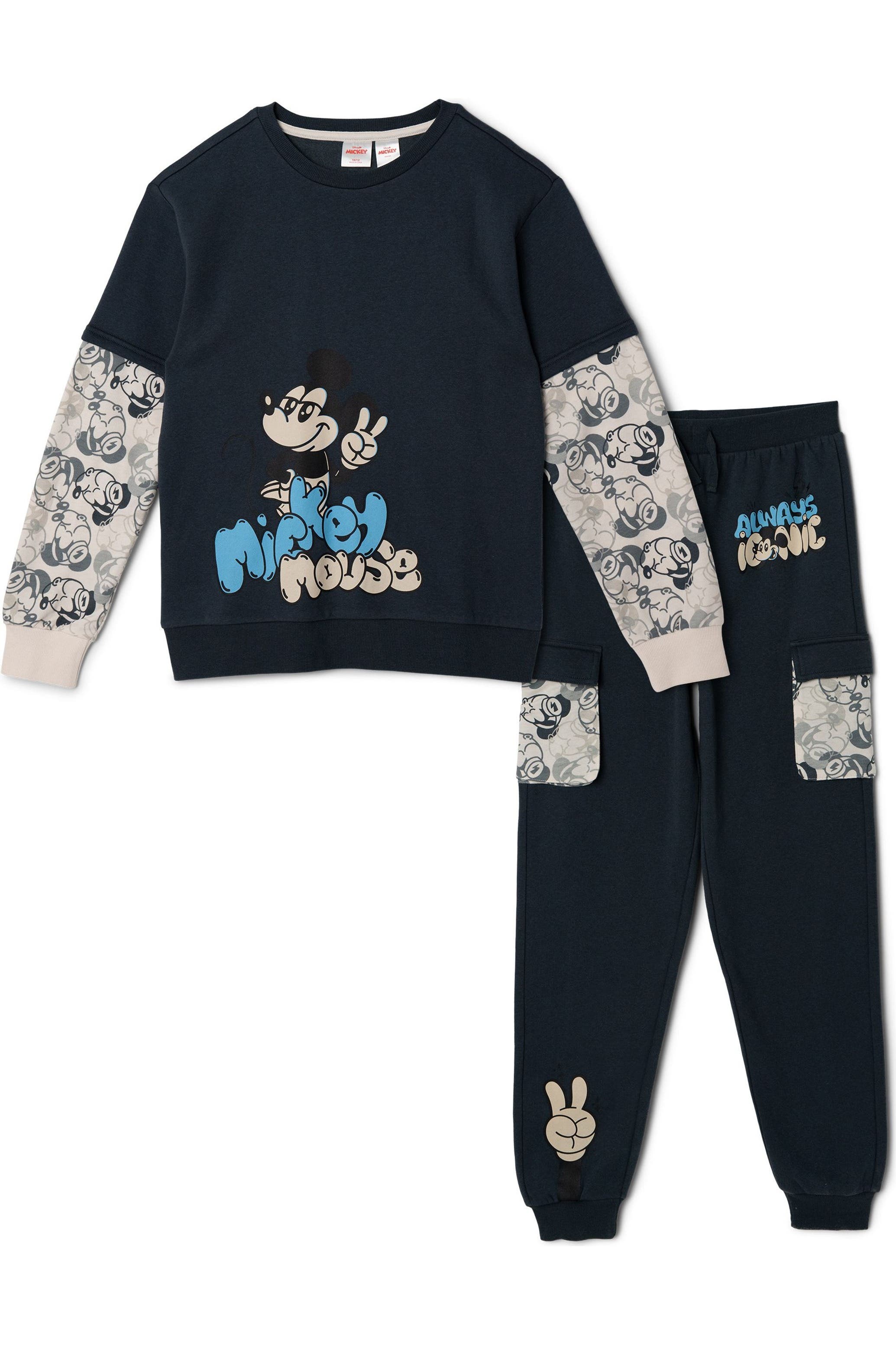 Mickey Navy Charcoal