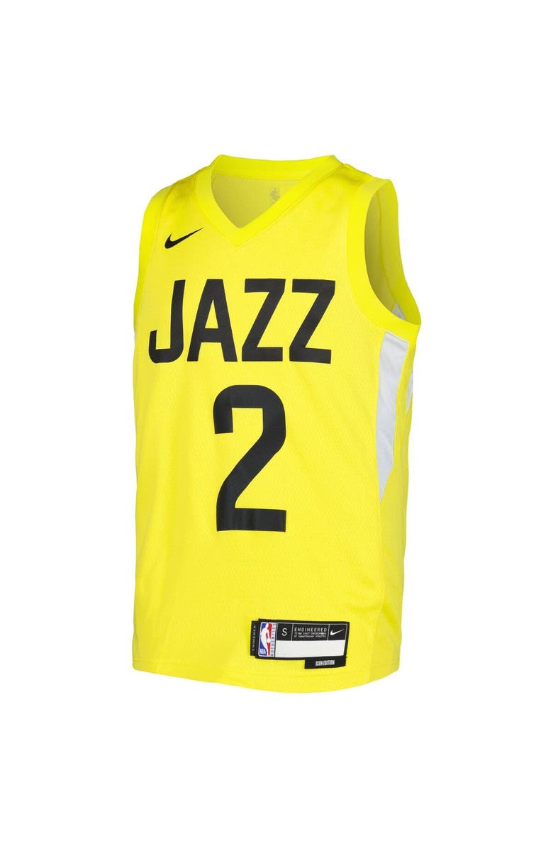 Nike Youth Nike Collin Sexton Yellow Utah Jazz Swingman Jersey - Icon Edition, Alternate, color, 
