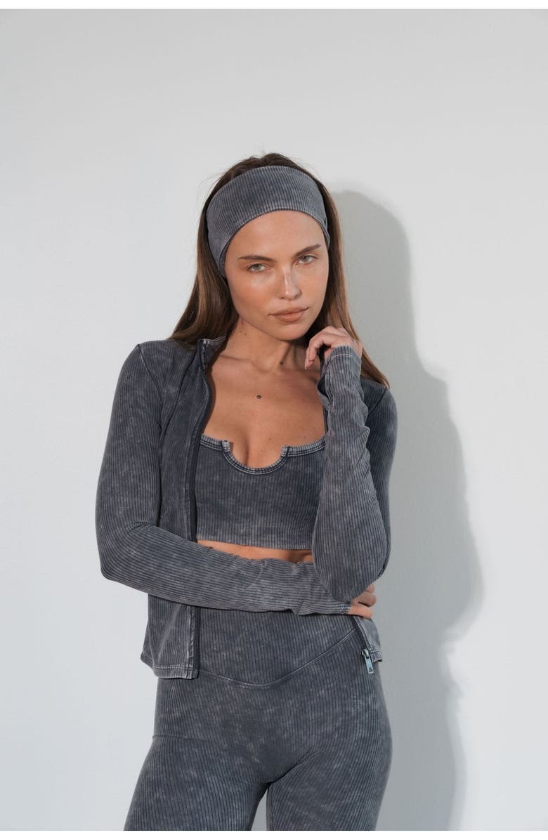 Vitality Cloud II Rib Basic Jacket, Alternate, color, Iron Washed