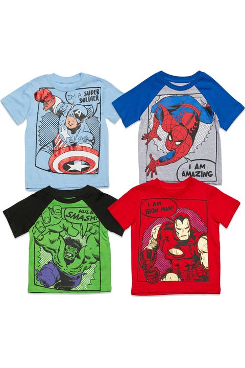 Avengers Short Sleeve T-Shirt Multipack