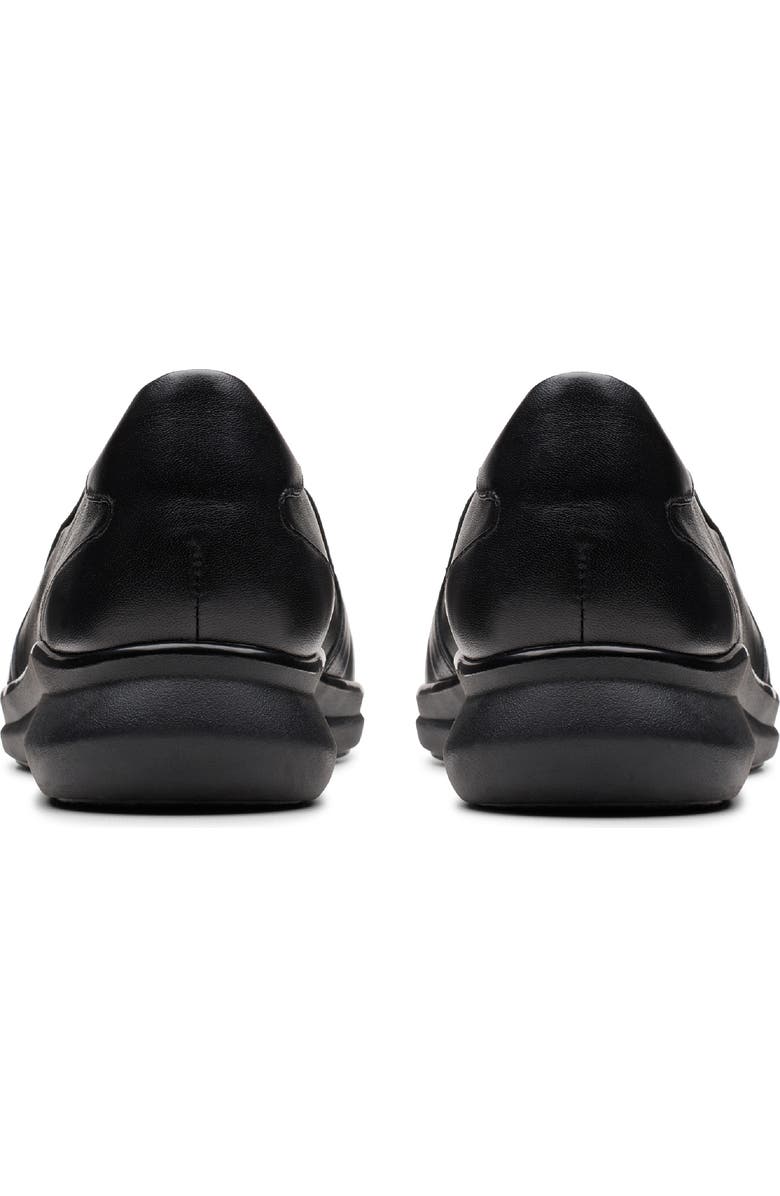 Clarks<sup>®</sup> Lynelle Wedge Flat, Alternate, color, Black Leather