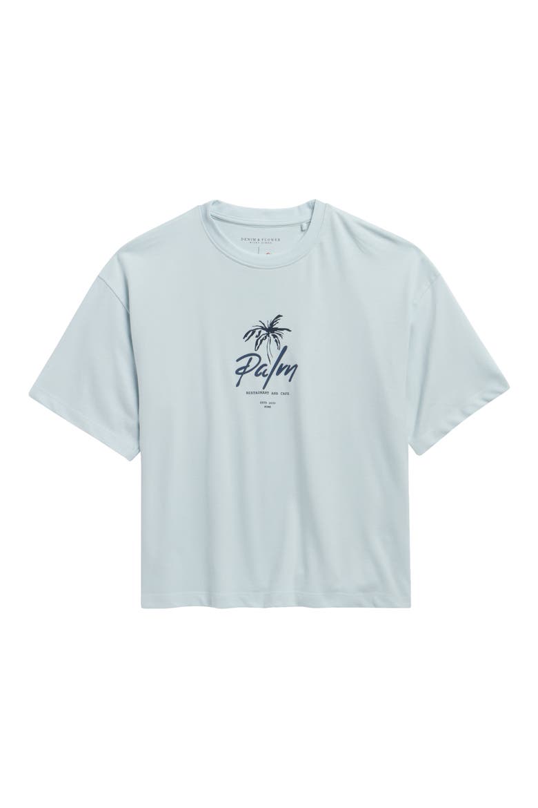 Kids' Palm Graphic T-Shirt, Main, color, BLUE