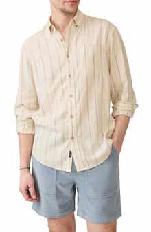 Faherty Breeze Linen Blend Button-Down Shirt