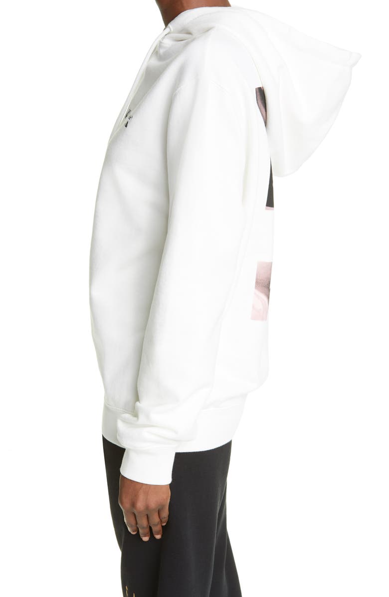 Off-White Liquid Melt Arrow Logo Women's Hoodie, Alternate, color, 