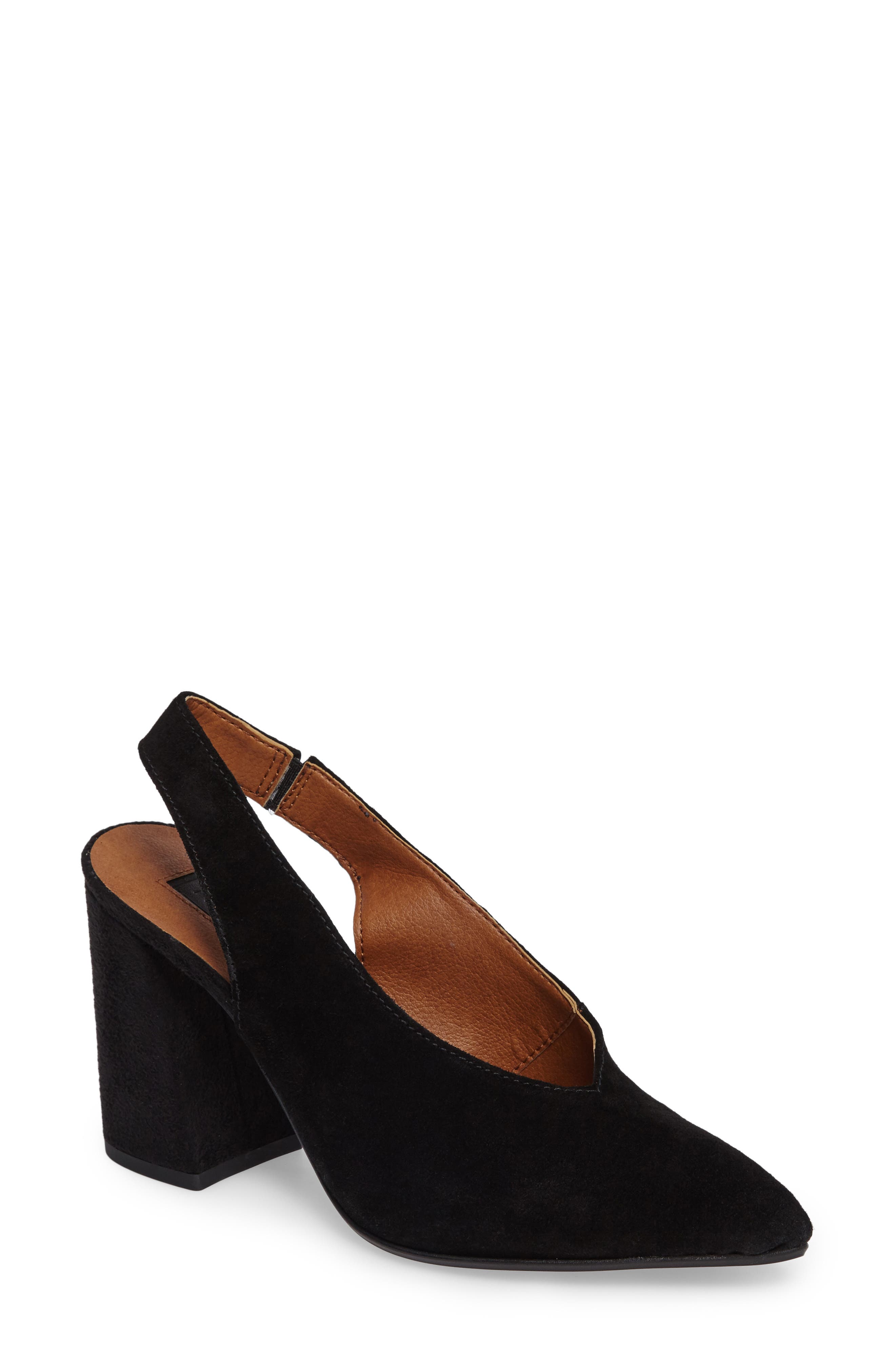Topshop Georgia Slingback Pump, Main, color, 