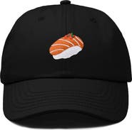 Dalix Salmon Sushi Embroidered Dad Cap