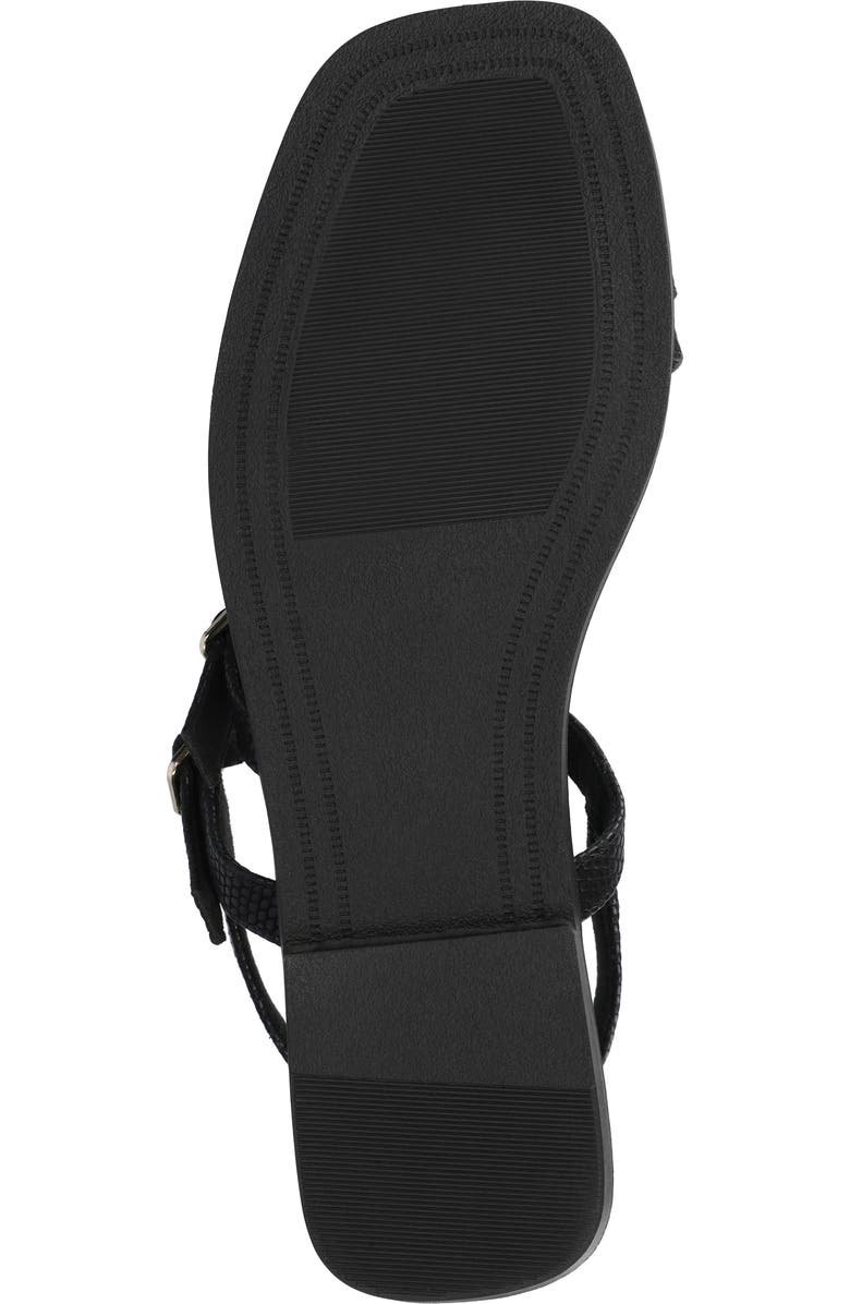 Journee Collection Brianna Sandal, Alternate, color, Black Lizard