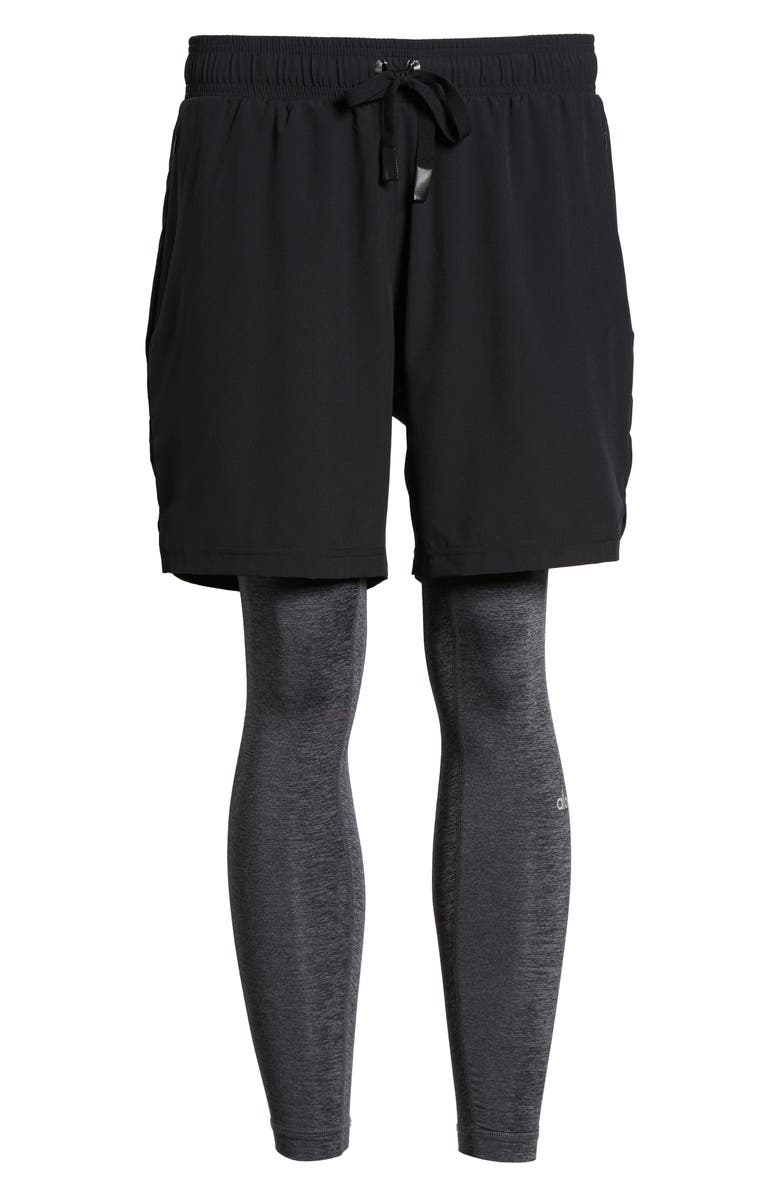 Alo Stability 2-in-1 Athletic Tights, Alternate, color,