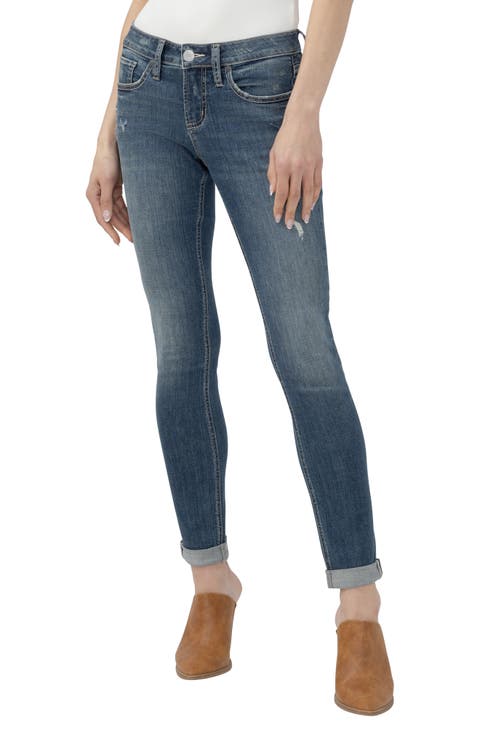 Girlfriend Mid Rise Jeans