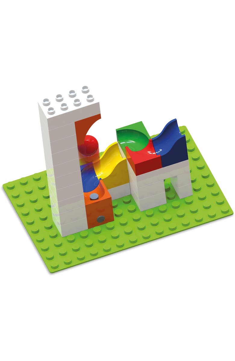 Hubelino Marble Run Catapult Expansion Set - 41 Pieces - STEM Toys for 4+ - Made in Germany - Award-Winning Marble Race Track, Alternate, color, Multi