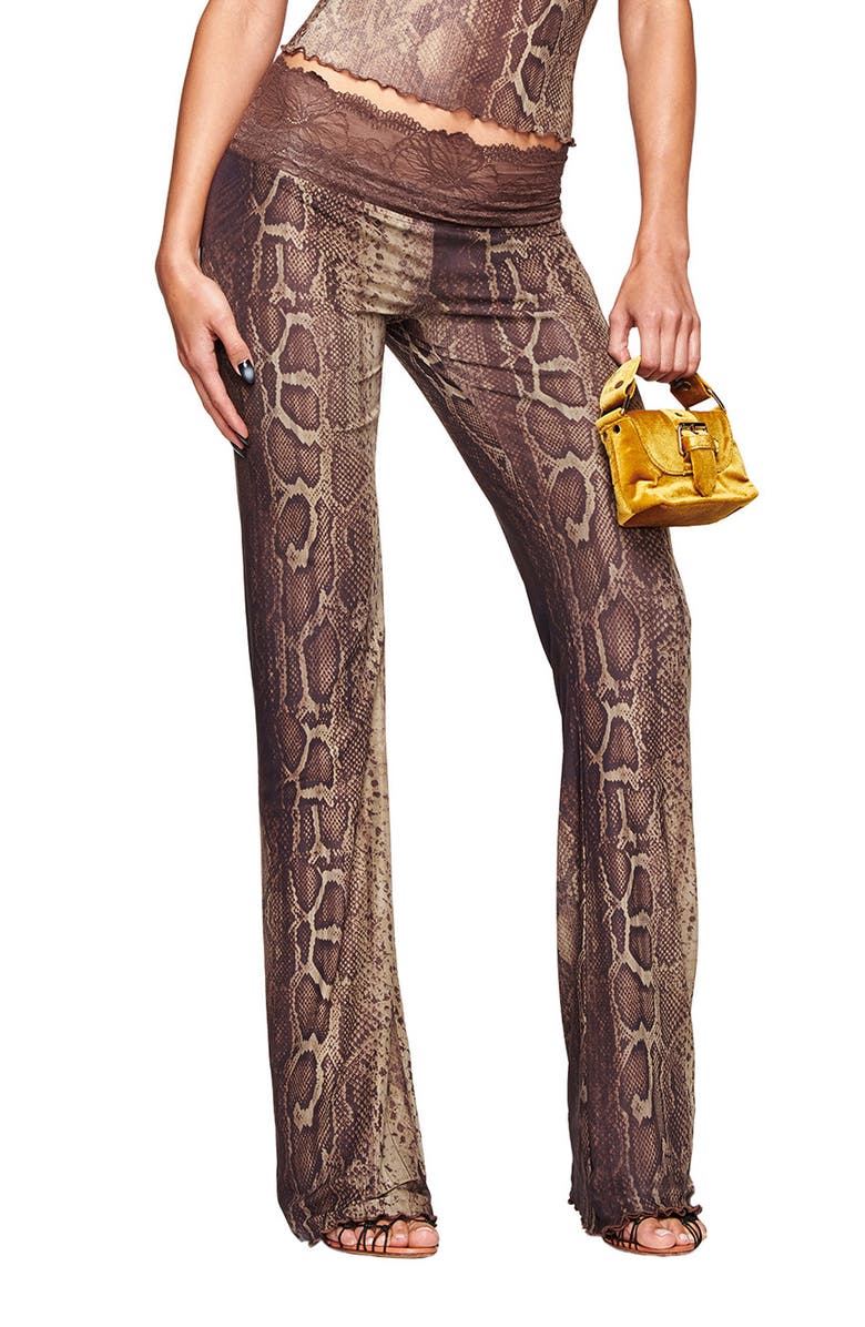 I.AM.GIA Silo Snakeskin Print Pants, Main, color, Snake