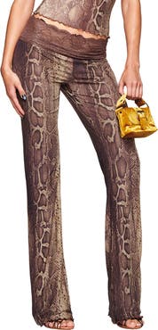 I.AM.GIA Silo Snakeskin Print Pants