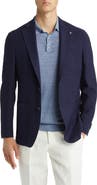 Jack Victor Hampton Navy Knit Wool Sport Coat
