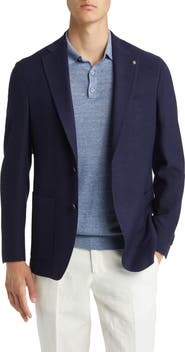 Jack Victor Hampton Navy Knit Wool Sport Coat