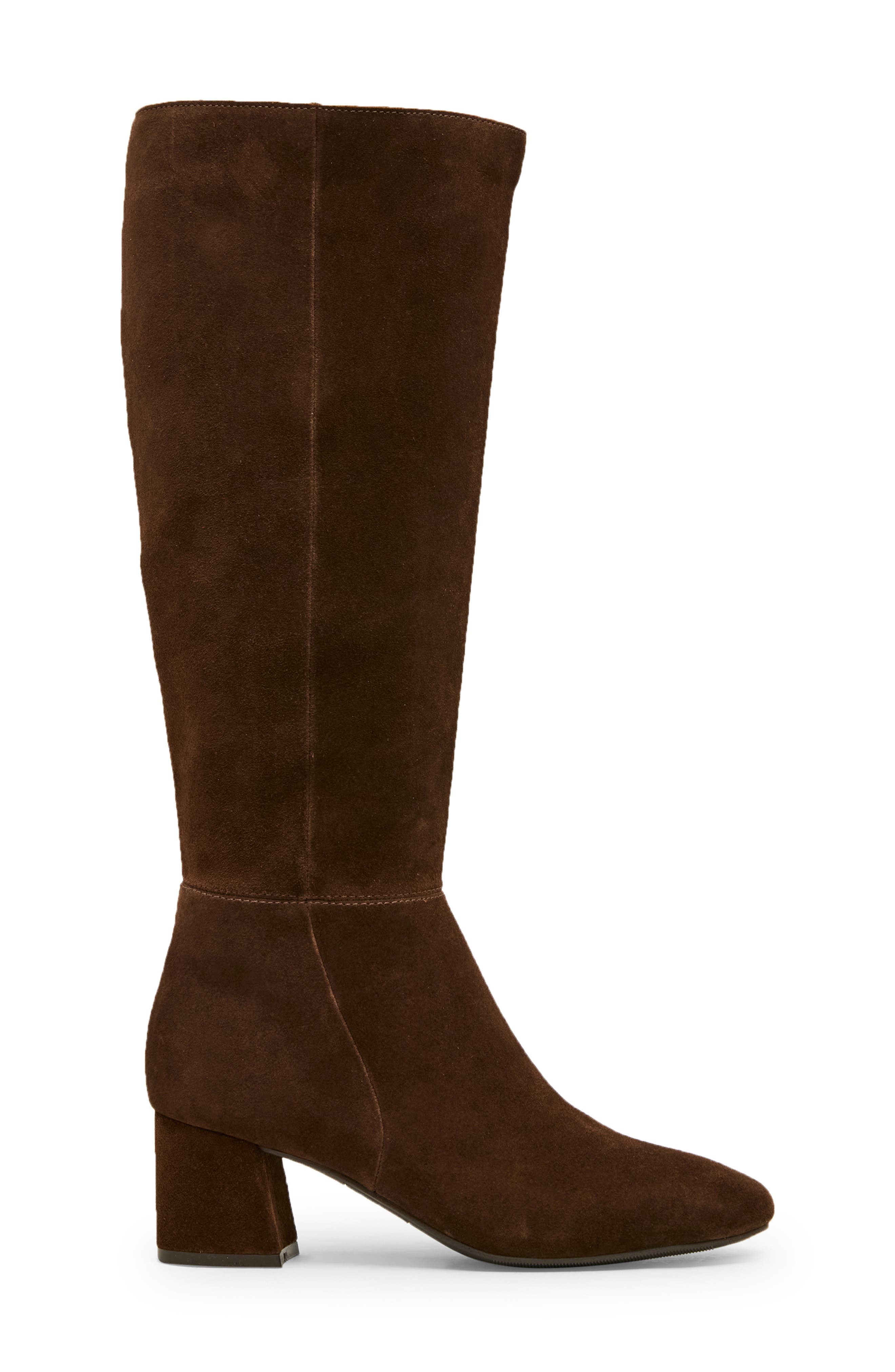 Alexis Waterproof Knee High Boot, Alternate, color, CHOCOLATE SUEDE