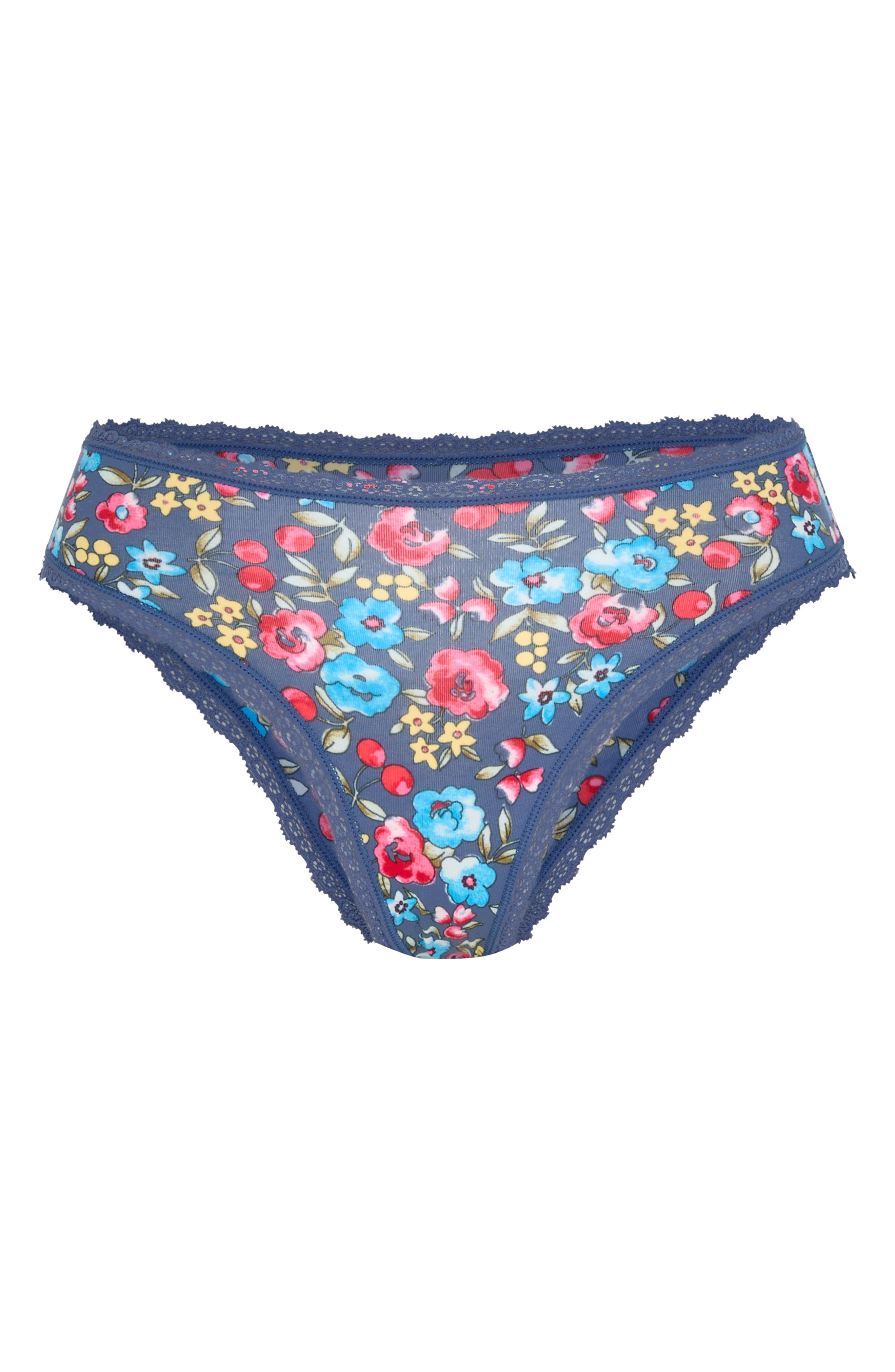 BLUE INK CHERRY MEADOW FLORAL