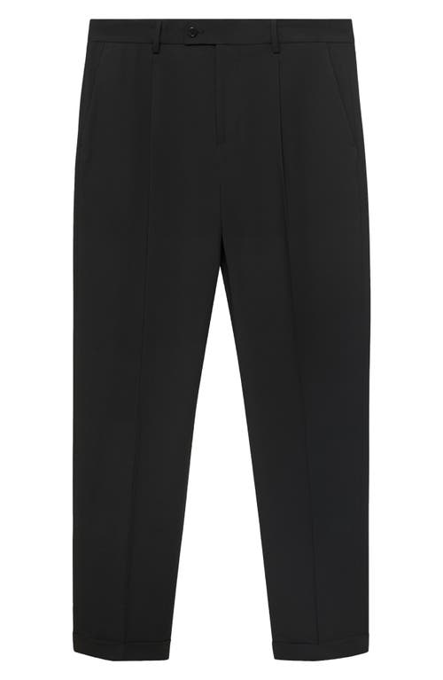 Mango Suit Pants In Black