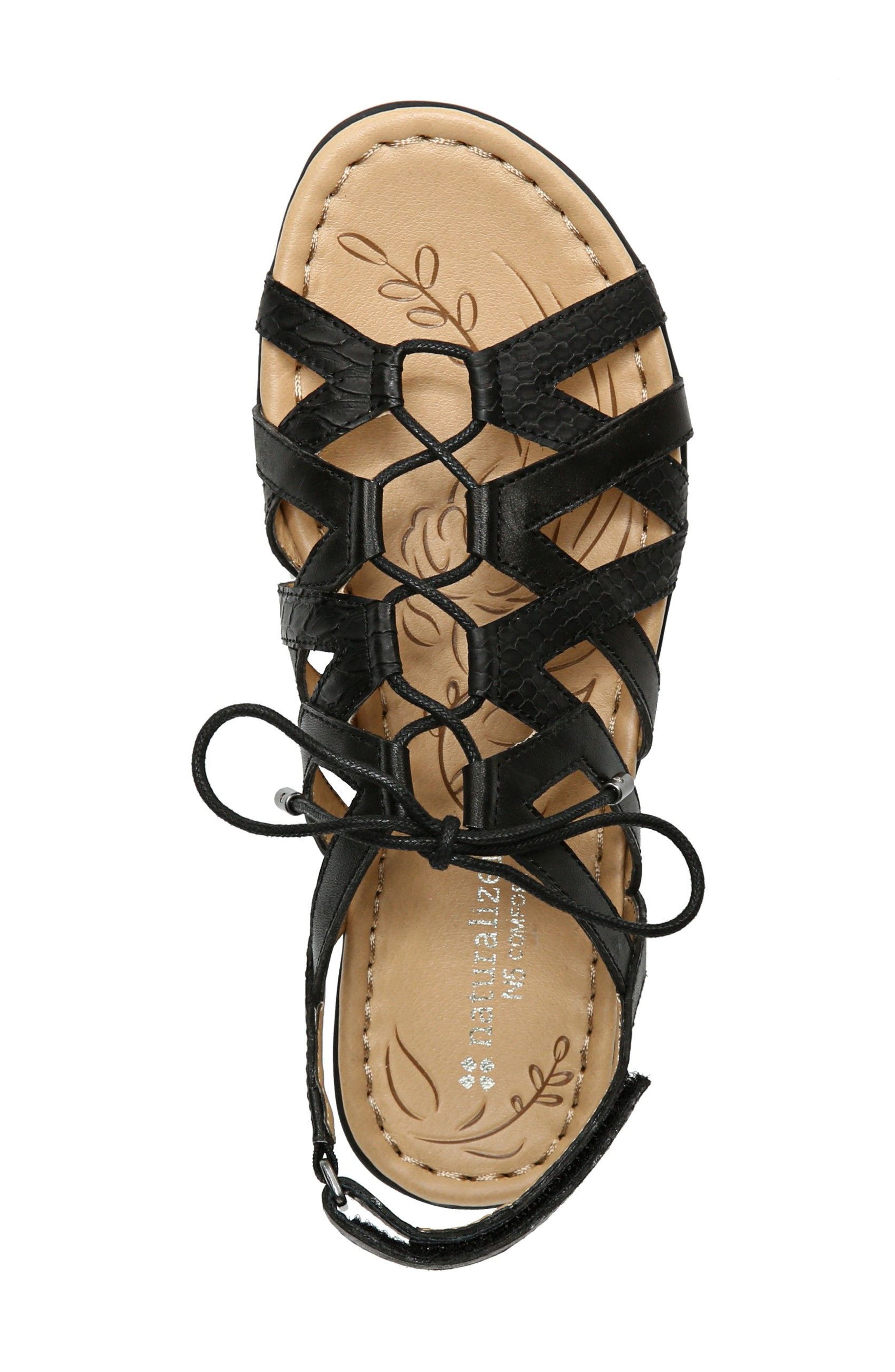 Naturalizer 'Whimsy' Ghillie Sandal, Alternate, color, 