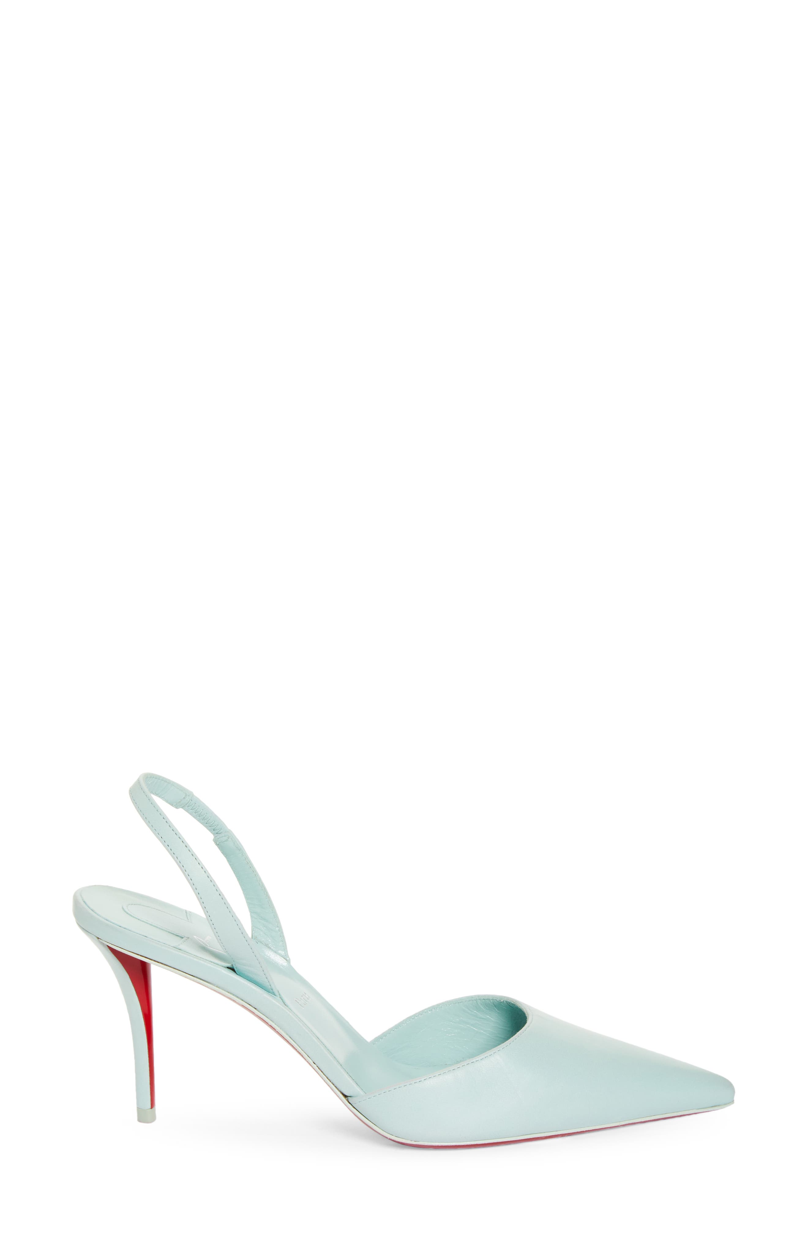 Apostropha Pointed Toe Slingback Pump, Alternate, color, ICEBERG
