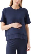 Ripe Maternity Mike Rib Nursing Top