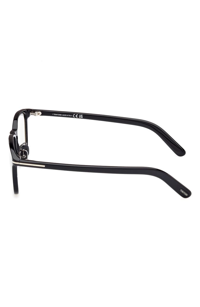 TOM FORD 52mm Round Optical Glasses, Alternate, color,