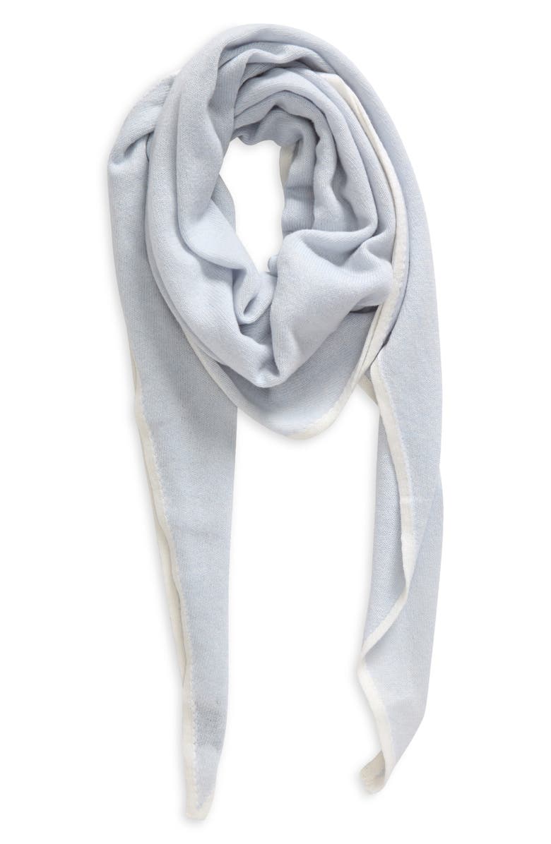 Johnstons of Elgin Gauzy Cashmere Fringe Scarf, Alternate, color, 