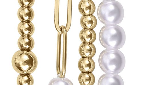 The Posh Tech Penny Goldtone Beaded Apple Watch® Watchband In Gold