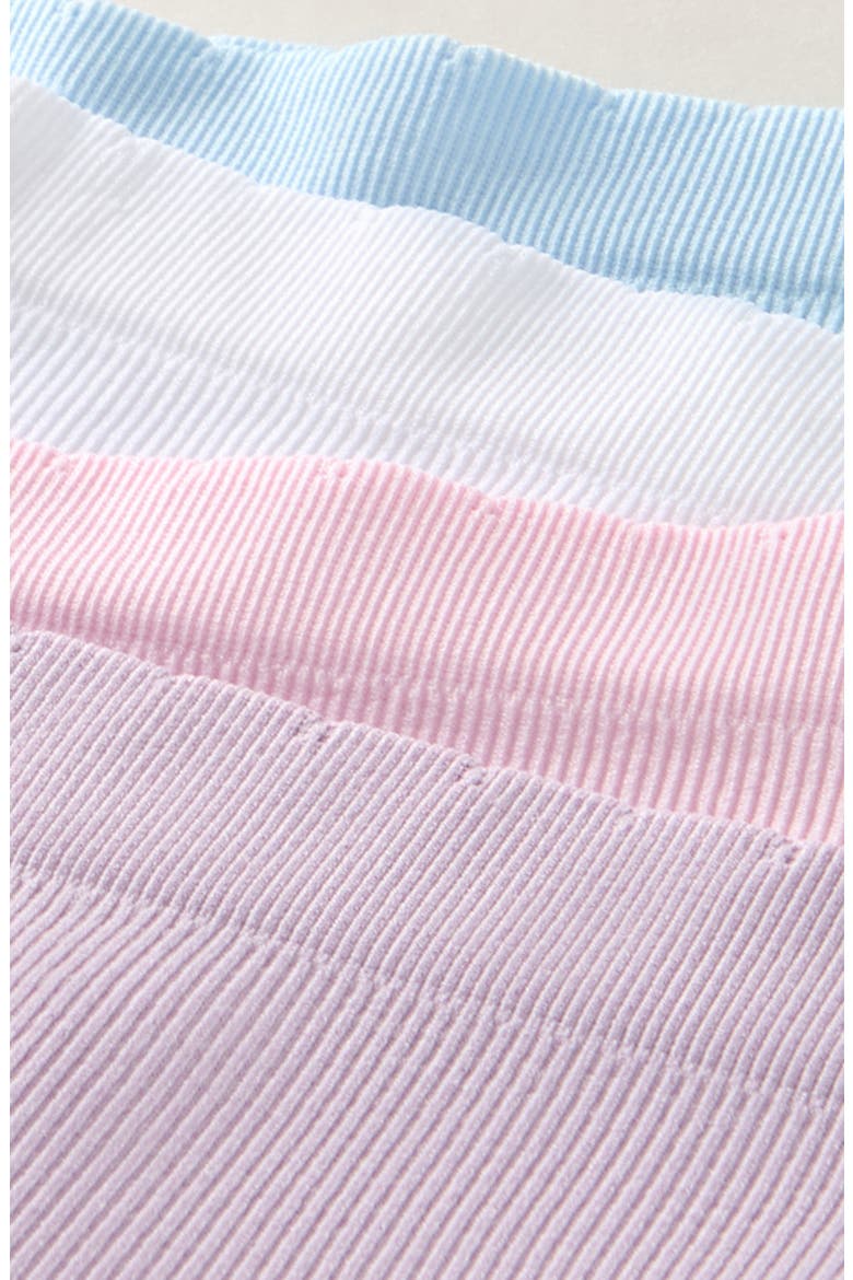 Kids' 4-Pack Seamless Rib Hipster Panties, Alternate, color, PASTELS PACK