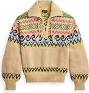 Polo Ralph Lauren Fair Isle Cotton
Wool Blend Sweater