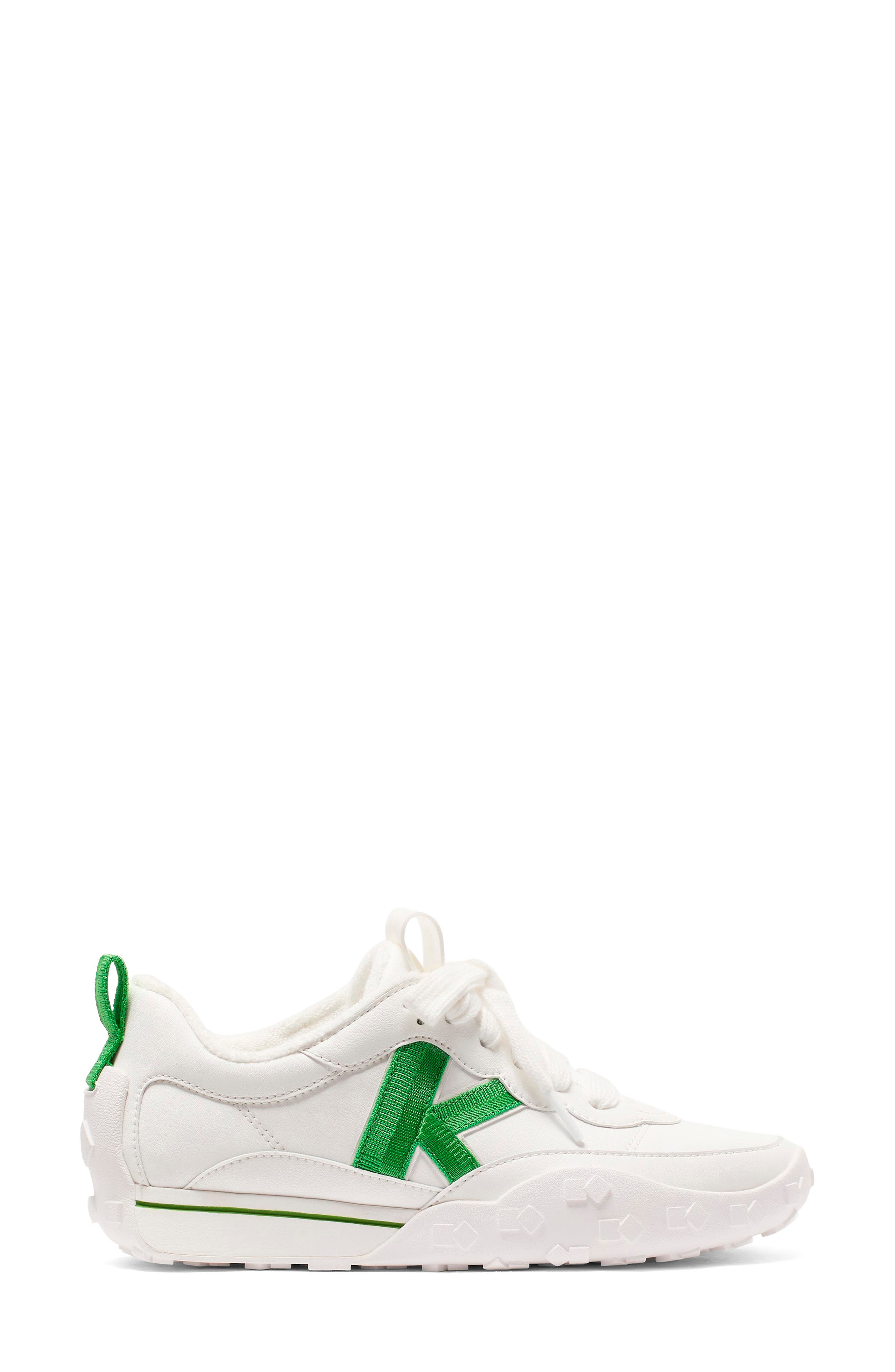 Kate Spade New York k as in kate leather sneaker, Alternate, color, 