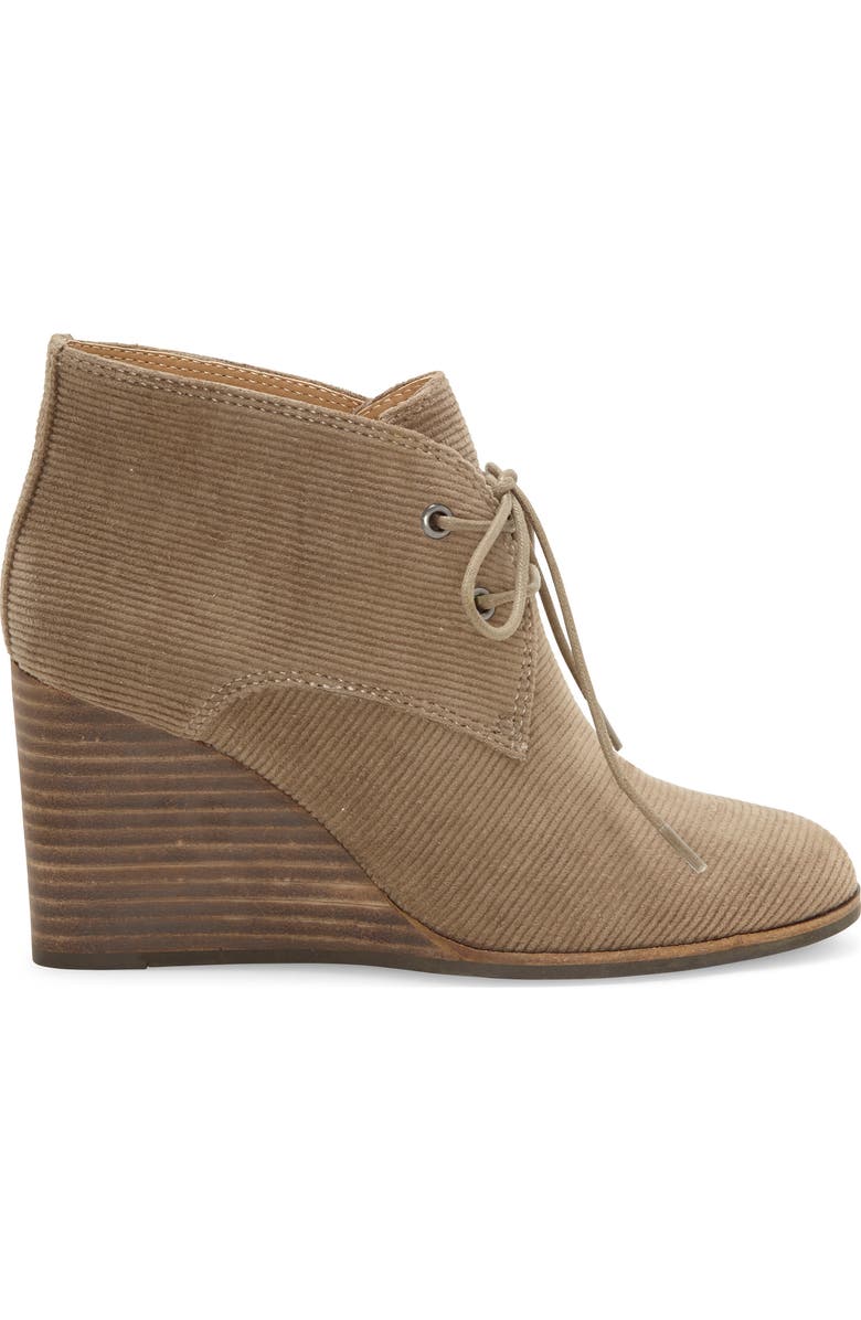 Lucky Brand Shijo Bootie, Alternate, color, Antique Green Fabric