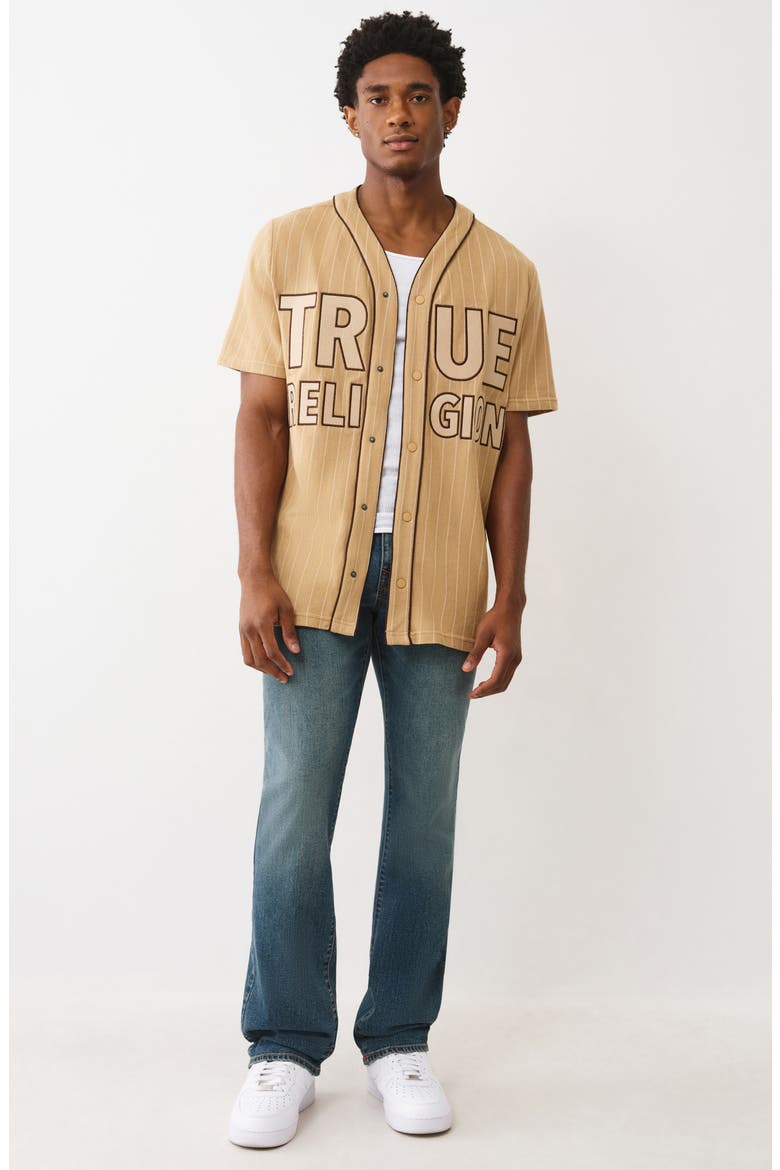 Logo Baseball Jersey, Alternate, color, TRAVERTINE