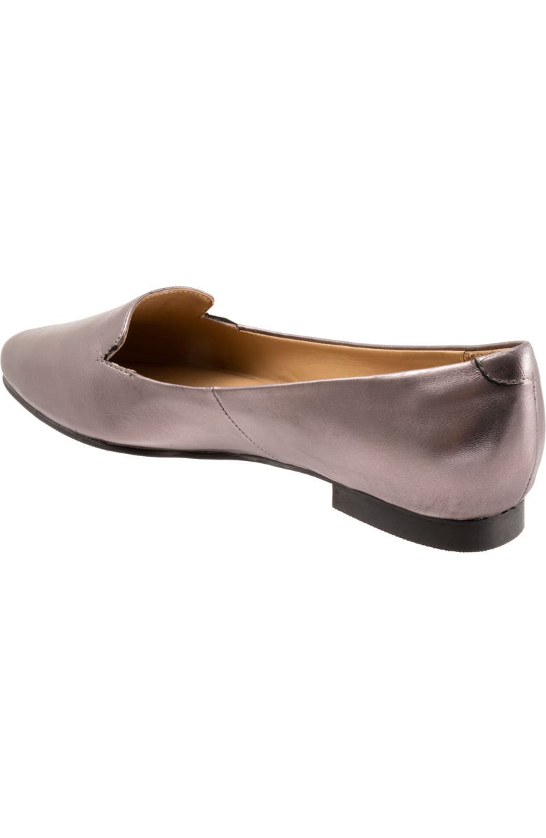 Trotters Harlowe Pointed Toe Loafer, Alternate, color, Pewter