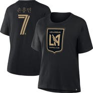 FANATICS Women's Fanatics Son Heung-Min Black LAFC Hangul Name & Number T-Shirt