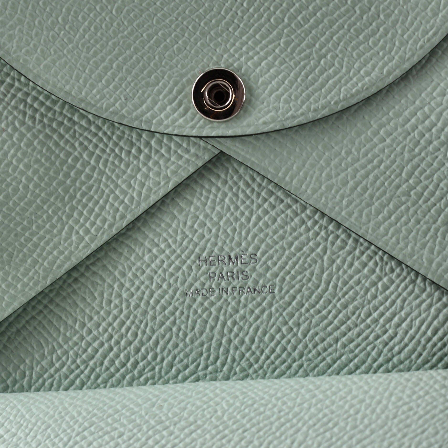 Calvi Duo Card Holder Epsom, Alternate, color, Green