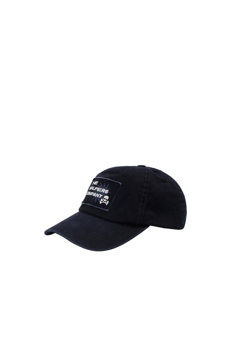 Frayed Company Kids Cap, Main, color, Navy