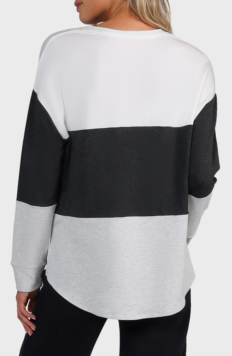 matty m. Joyce Dolman Long Sleeve Top, Alternate, color, Heather Charcoal