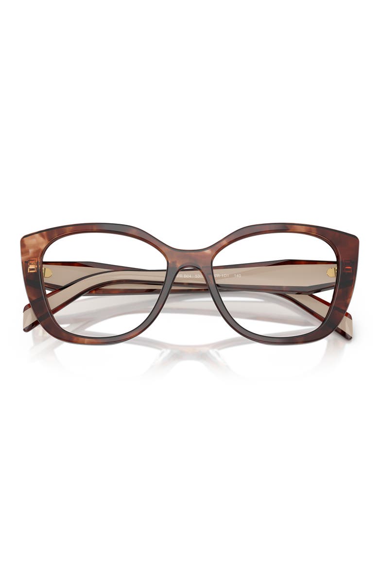 51mm Cat Eye Optical Glasses, Alternate, color, CARAMEL