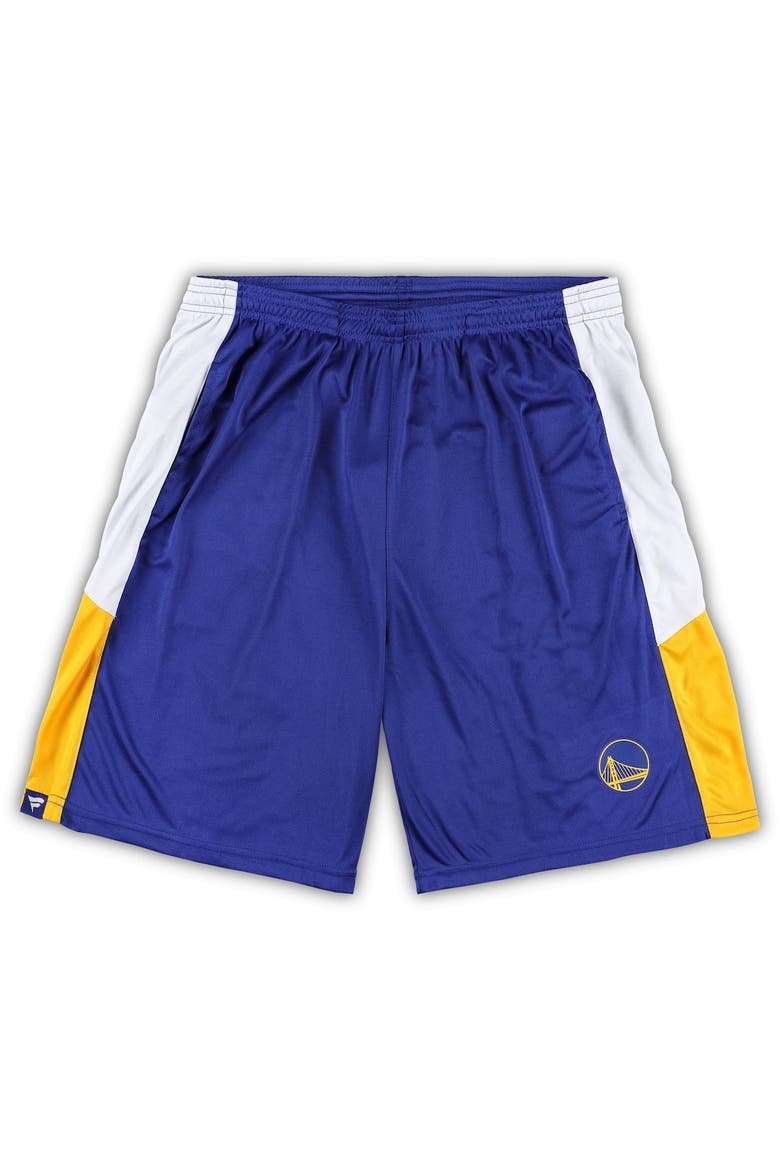 Men's Fanatics Branded Royal Golden State Warriors Big & Tall Champion Rush Practice Shorts, Main, color, Royal