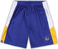 FANATICS Men's Fanatics Branded Royal Golden State Warriors Big & Tall Champion Rush Practice Shorts