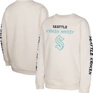Outerstuff Youth Cream Seattle Kraken Star Power Pullover Sweatshirt