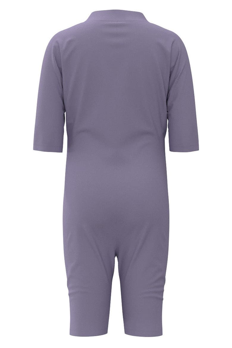 Kid's Wave Barracuda Neck-to-Knee Swimsuit, UPF 50+ Sun Protection, Alternate, color, Lavendula