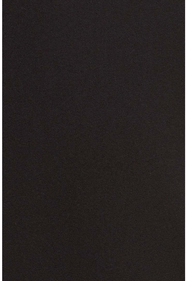 Poplin Sleeve Knit Dress, Alternate, color, BLACK