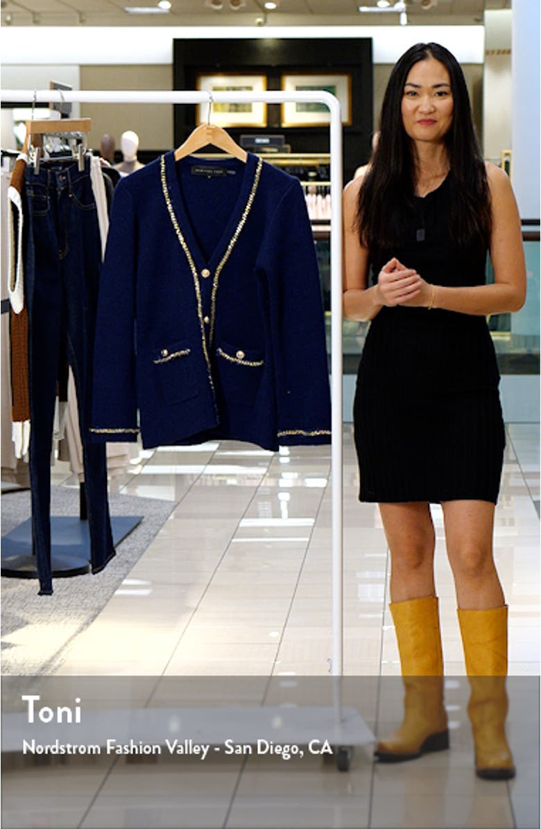 Trim Detail Cardigan, sales video thumbnail