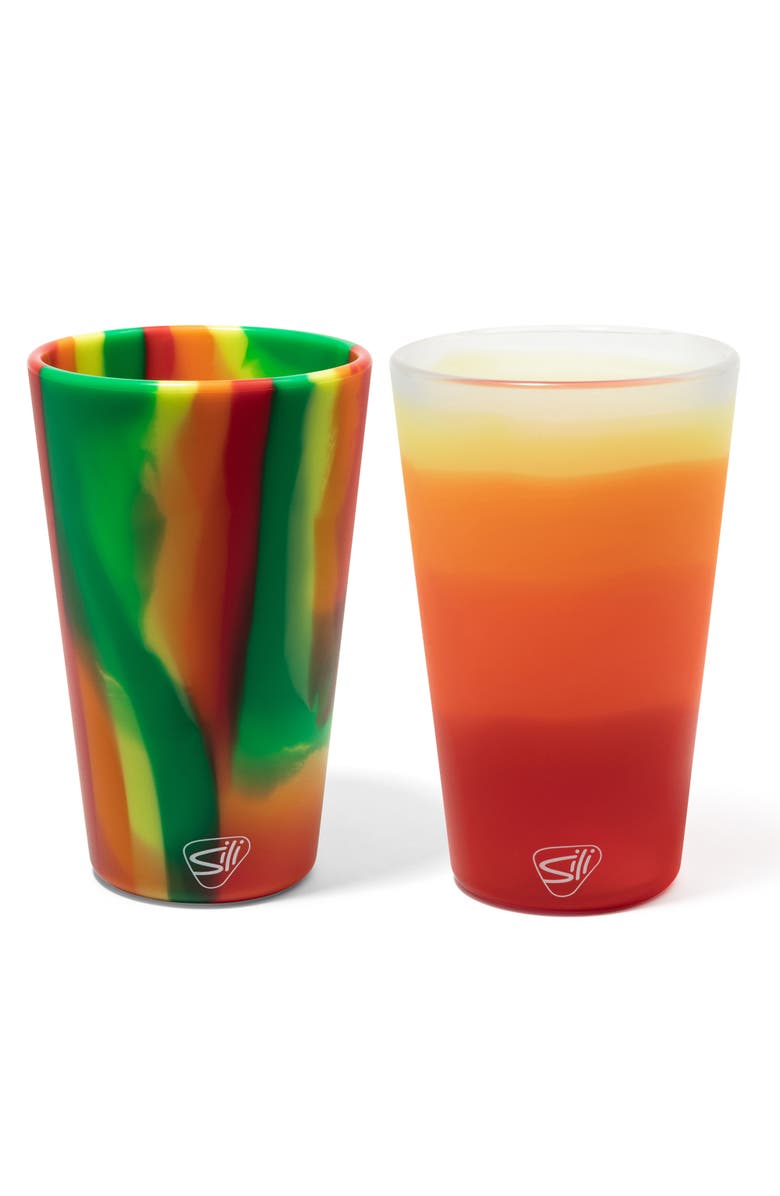 Silipint Silicone Pint Glasses 2 Pk, Main, color, Multicolored