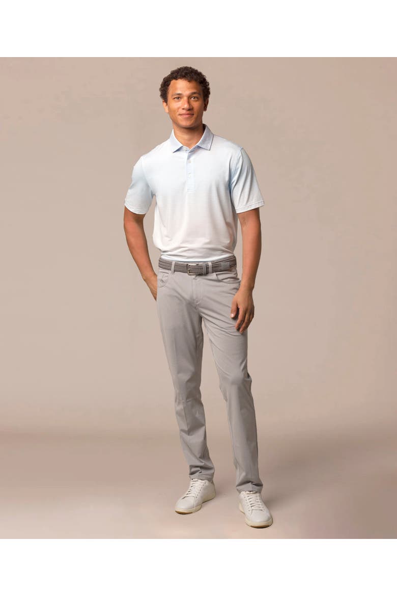 Gradient Stripe Polo, Alternate, color, Horizon/White