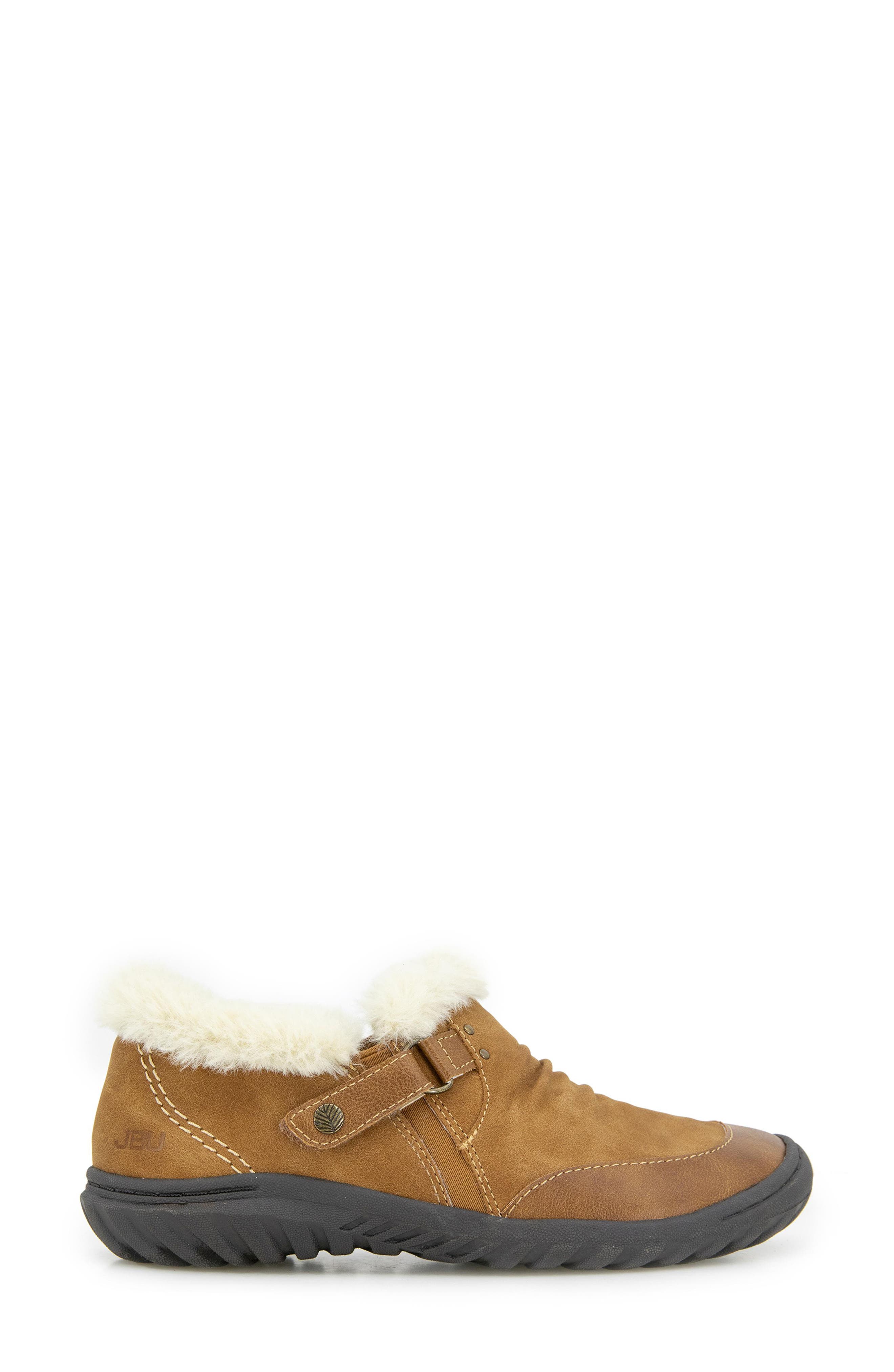 JBU Heather Faux Fur Lined Slip-On, Alternate, color, Tan